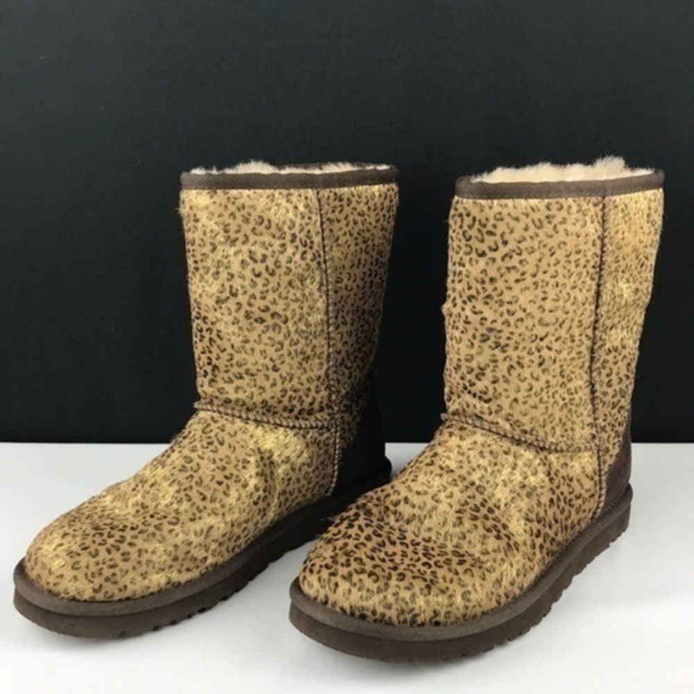 Ugg, Boots, *Limited Edition* Leopard calf hair, SZ:8. EUC